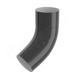 Stynergy СТАНДАРТ 125/90 Колено трубы 60° RAL 7024