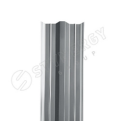 Штакетник Stynergy М-образный прямой порошковая окраска RAL 7004/7004 0.45
