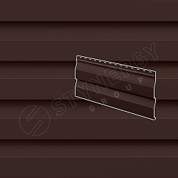 Сайдинг Stynergy Корабельная доска RAL 8017 0.45