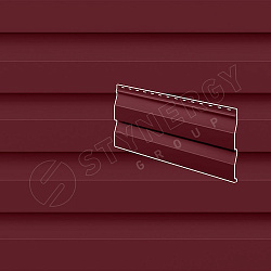 Сайдинг Stynergy Корабельная доска CORUNDUM50® RAL 3005 0.50