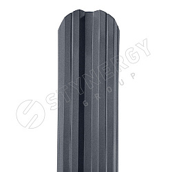 Штакетник Stynergy М-образный фигурный порошковая окраска матовая RAL 7024/7024 0.45