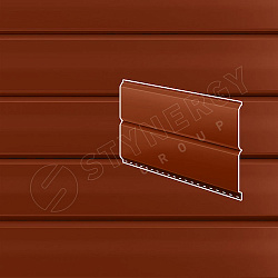 Сайдинг Stynergy Евробрус гофрированный RAL 8004 0.45