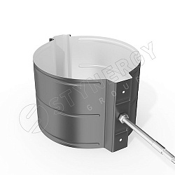 Держатель трубы Stynergy D150 (саморез 10х160мм) RAL 7024