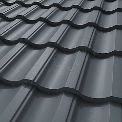 Профиль волнообразный STYNERGY G GRAPHITE45® RAL 7011 (железно-серый) 0.45