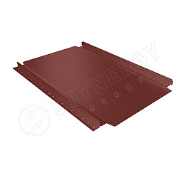 Фальцевая кровля Stynergy Smart Фальц Pro гофрированный RAL 3009 (оксид красный) 0.45