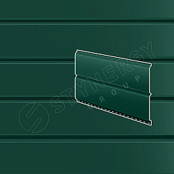 Сайдинг Stynergy Евробрус гофрированный RAL 6005 0.45