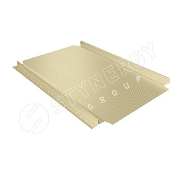 Фальцевая кровля Stynergy Smart Фальц Pro гофрированный RAL 1014 (слоновая кость) 0.45