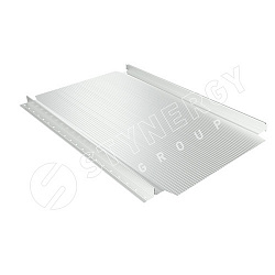 Фальцевая кровля Stynergy Smart Фальц Pro гофрированный CORUNDUM50® RAL 9003 (сигнальный белый) 0.50