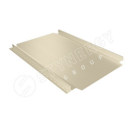 Фальцевая кровля Stynergy Smart Фальц Pro гофрированный RAL 1015 (светлая слоновая кость) 0.45