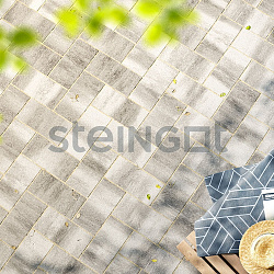 Тротуарная плитка Steingot Протектор 320х160 "Штайн Сильвер" 80 мм