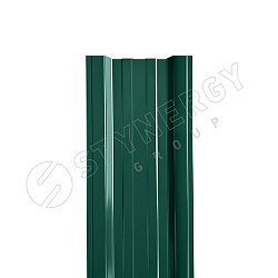 Штакетник Stynergy П-образный прямой порошковая окраска RAL 6005/6005 0.45