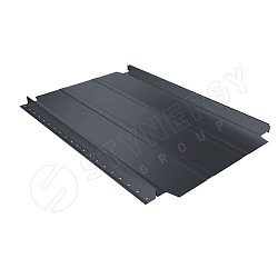 Фальцевая кровля Stynergy Smart Фальц Pro широкое ребро жесткости GRAPHITE45® RAL 7024 (графитовый серый) 0.45