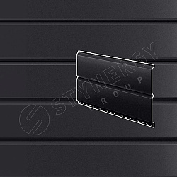Сайдинг Stynergy Евробрус гофрированный GRAPHITE45® RAL 9005 0.45