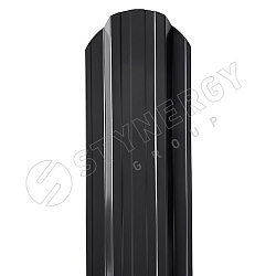 Штакетник Stynergy П-образный фигурный RAL 9005 0.45