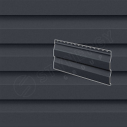 Сайдинг Stynergy Корабельная доска Rooftop Бархат® RAL 7024 0.50