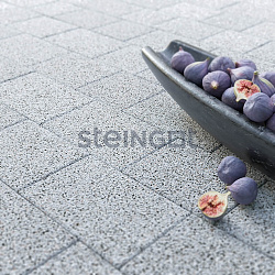 Тротуарная плитка Steingot Новый город "Bianco Nero" 60 мм