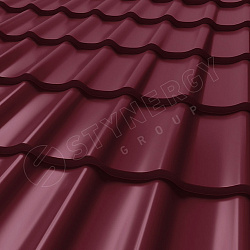 Металлочерепица STYNERGY СМ Классик CORUNDUM50® RAL 3005 (винно-красный) 0.50
