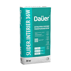 Dauer SLIDER® 36W Штукатурка гипсовая универсальная белая