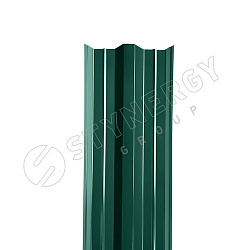 Штакетник Stynergy М-образный прямой порошковая окраска RAL 6005/6005 0.40