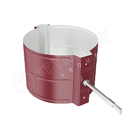 Держатель трубы Stynergy D150 (саморез 10х160мм) RAL 3005