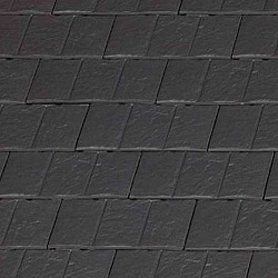 Клинкерная черепица La escandella, Visum3, цвет slate klinker, черный