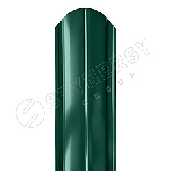 Штакетник Stynergy полукруглый фигурный RAL 6005/6005 0.40