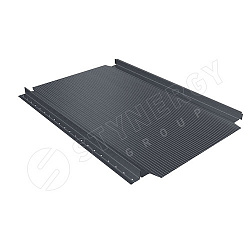 Фальцевая кровля Stynergy Smart Фальц Pro гофрированный GreenCoat Pural BT® матовый RR23 (тёмно-серый) 0.50