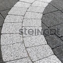 Тротуарная плитка Steingot Классика Арко "Bianco Nero" 60 мм