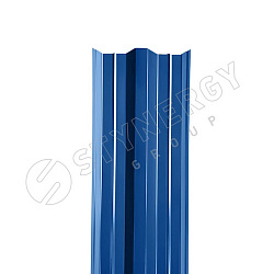 Штакетник Stynergy М-образный прямой порошковая окраска RAL 5005/5005 0.45