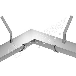 Угол желоба универсальный Stynergy D185х90 градусов RAL 7004