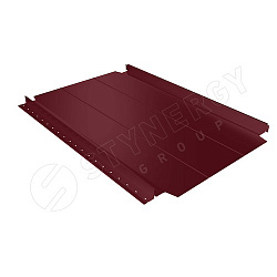 Фальцевая кровля Stynergy Smart Фальц Pro узкое ребро жесткости RAL 3005 (винно-красный) 0.45