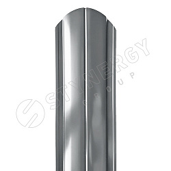 Штакетник Stynergy полукруглый фигурный RAL 7004 0.40
