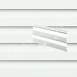 Сайдинг Stynergy Корабельная доска CORUNDUM50® RAL 9003 0.50