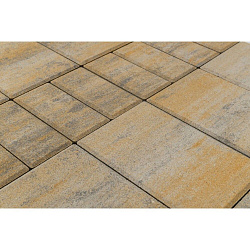 Тротуарная плитка Brаer Мозаика Color Mix песчаник