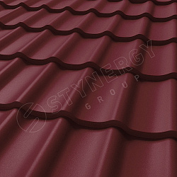 Профиль волнообразный STYNERGY К GRAPHITE45® RAL 3005 (винно-красный) 0.45