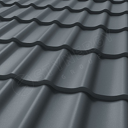 Профиль волнообразный STYNERGY К GRAPHITE45® RAL 7011 (железно-серый) 0.45