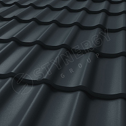 Профиль волнообразный STYNERGY К GRAPHITE45® RAL 7016 (антрацитово-серый) 0.45