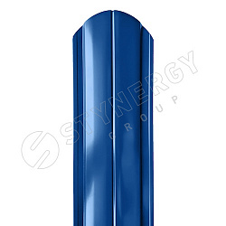Штакетник Stynergy полукруглый фигурный порошковая окраска RAL 5005/5005 0.40
