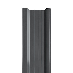 Штакетник Stynergy П-образный прямой порошковая окраска RAL 7016/7016 0.45