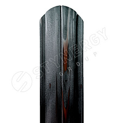 Штакетник Stynergy полукруглый фигурный PRINT Африканское черное дерево 3D (W7) 0.45
