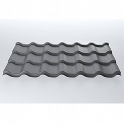 Металлочерепица Steelx МК 350 Полиэстер 25 мкм. Zn 100-180 0,40 мм