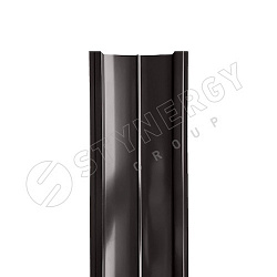 Штакетник Stynergy полукруглый прямой порошковая окраска RR32/RR32 0.40