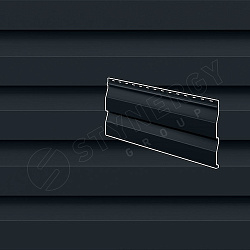 Сайдинг Stynergy Корабельная доска RAL 7016 0.45