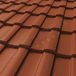 Профиль волнообразный STYNERGY S GRAPHITE45® RAL 8004 (медно-коричневый) 0.45