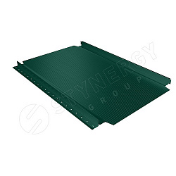 Фальцевая кровля Stynergy Smart Фальц Pro гофрированный CORUNDUM50® RAL 6005 (зелёный мох) 0.50