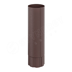 Stynergy СТАНДАРТ 125/90 Труба круглая 3000 мм RAL 8017 матовый