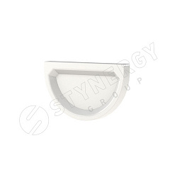 Заглушка желоба Stynergy D185 RAL 9003
