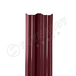 Штакетник Stynergy М-образный прямой порошковая окраска RAL 3005/3005 0.45