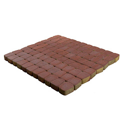 Плитка тротуарная Braer Классико круговая винная