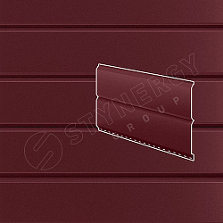 Сайдинг Stynergy Евробрус гофрированный Rooftop Бархат® RAL 3005 0.50